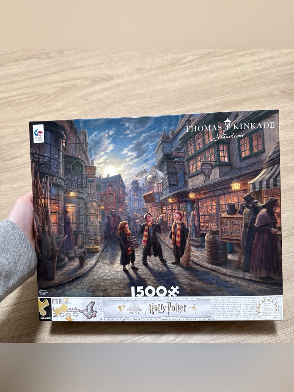 Thomas Kinkade Harry Potter "Diagon Alley" 1500-piece puzzle